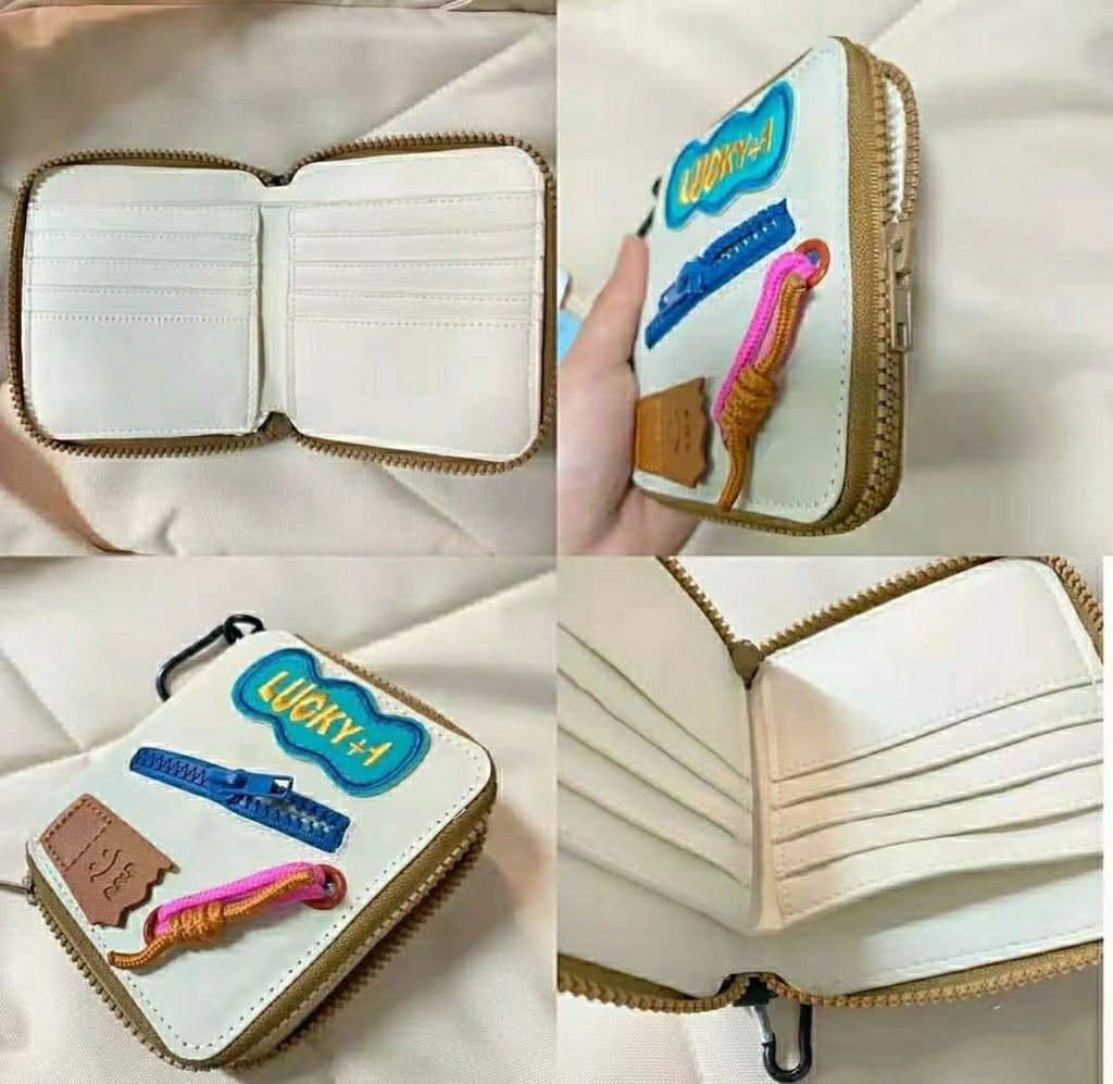 Source factory direct sales foreign trade wholesale ins Korean version short zipper multi-card wallet heart niche design card holder