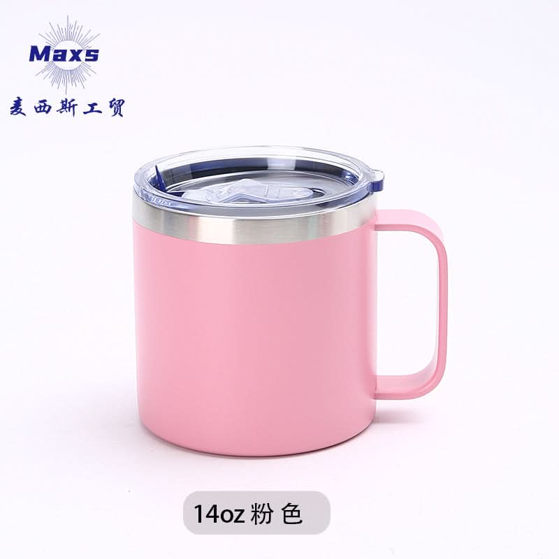 Stainless Steel Vacuum Coffee Thermos Mug – 12oz Insulated Cup
