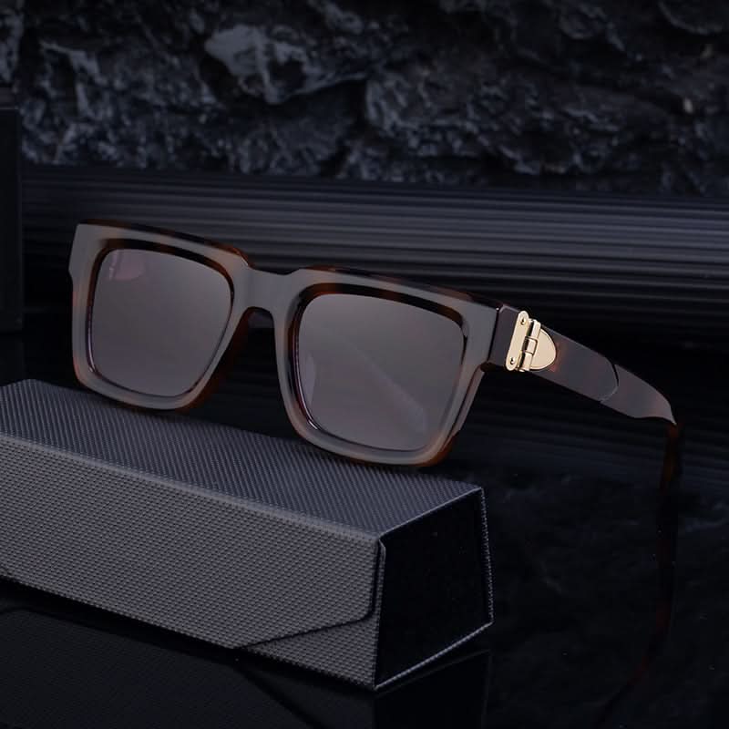 High-End Square Frame Polarized Sunglasses for Men – Luxury Style, UV Protection