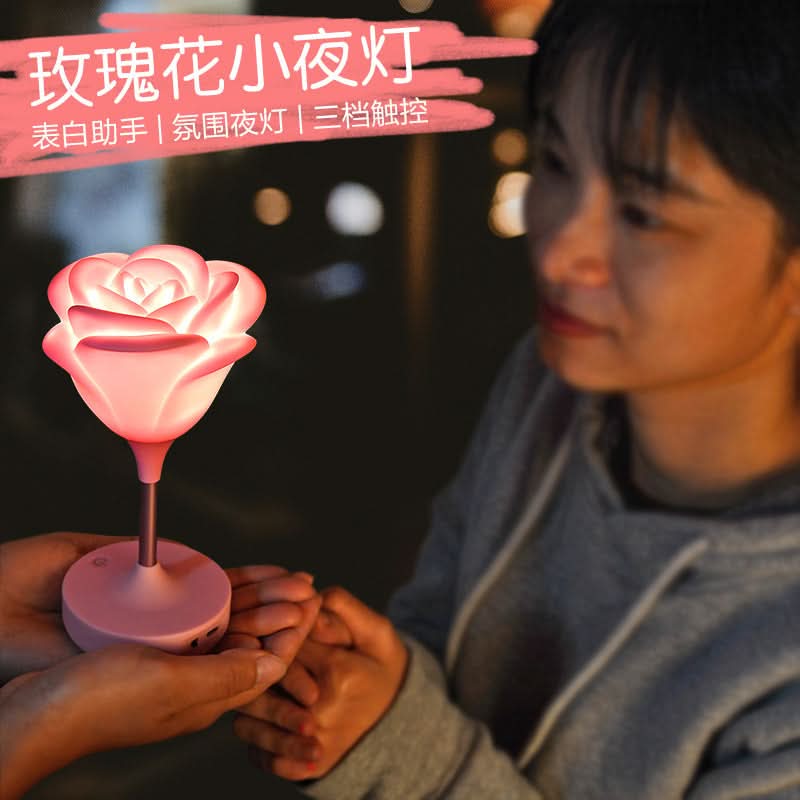 Romantic Rose Night Light USB Rechargeable