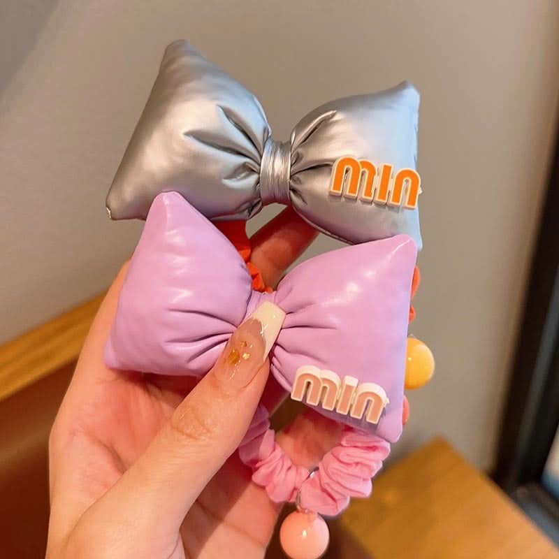 Pack of 5 Korean Bow Hair Bands for Kids