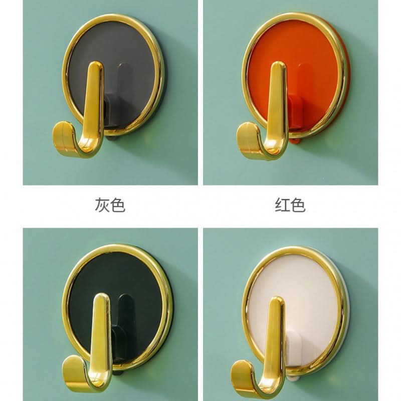 Luxury No-Drill Adhesive Door Hook – Strong Stick-On Hanger for Clothes & Storage