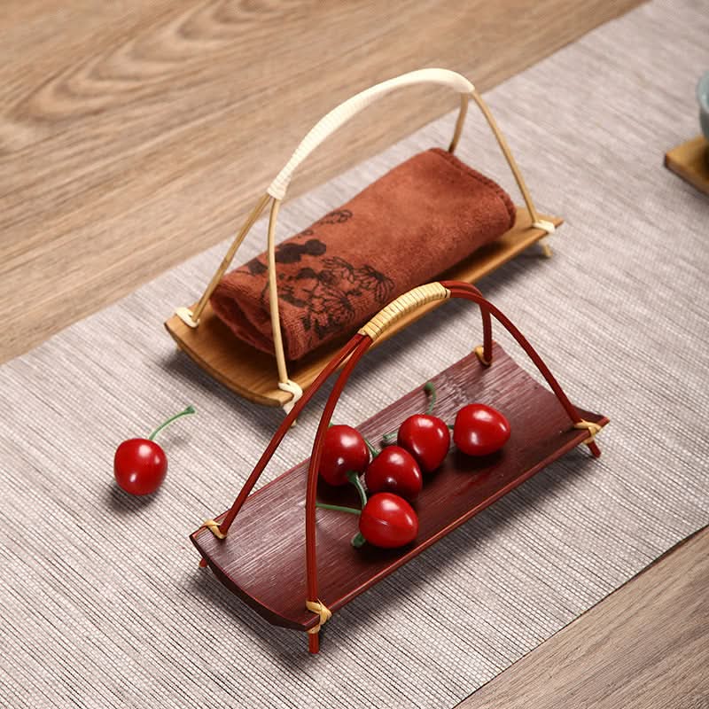 Handmade Bamboo Dessert Tray