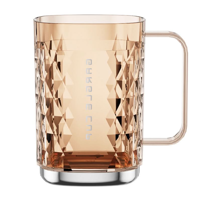 Diamond Pattern Toothbrush & Mouthwash Cup – High-Temperature Resistant
