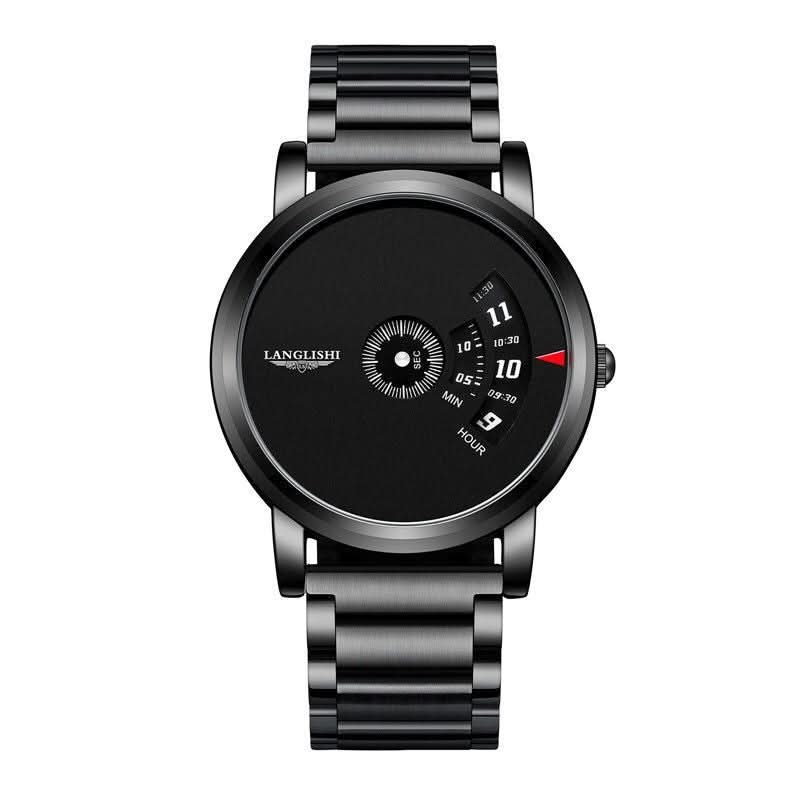 Ultra-Thin Men’s Quartz Watch, Large Dial