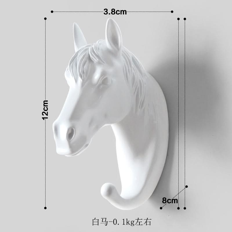 Punch-Free Animal Head Wall Hook – Decorative Deer Head Sticky Hanger