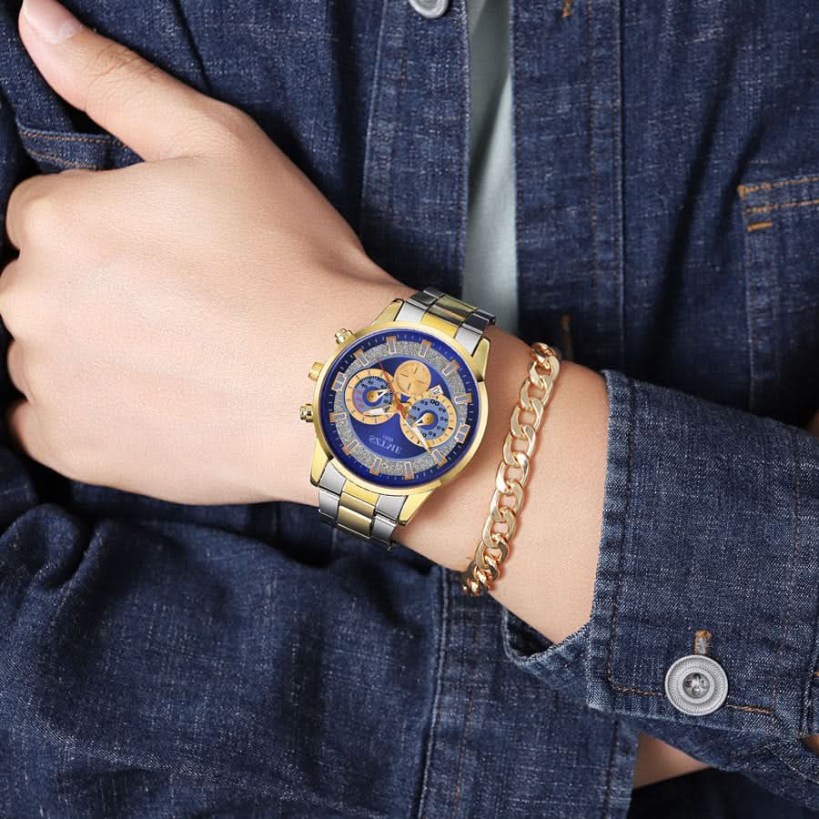 Men's Luminous Calendar Quartz Business Watch