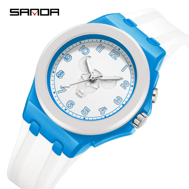 Sanda Constellation Quartz Watch – Luminous Waterproof Student Watch for Kids