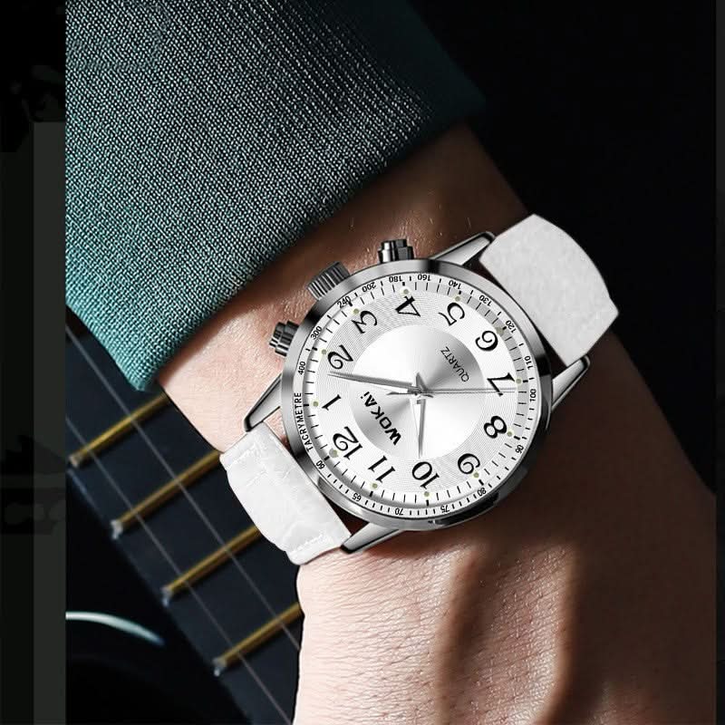 Men's Quartz Sports Watch - White