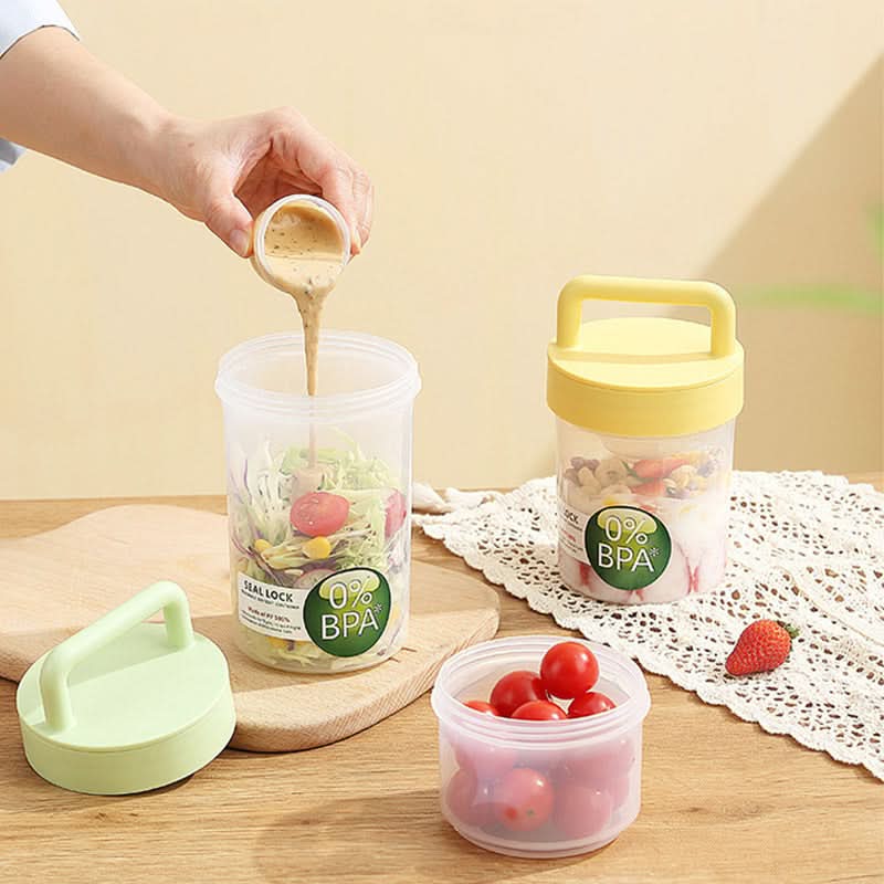 560ml Portable Single Layer Yogurt & Oatmeal Cup – Leakproof
