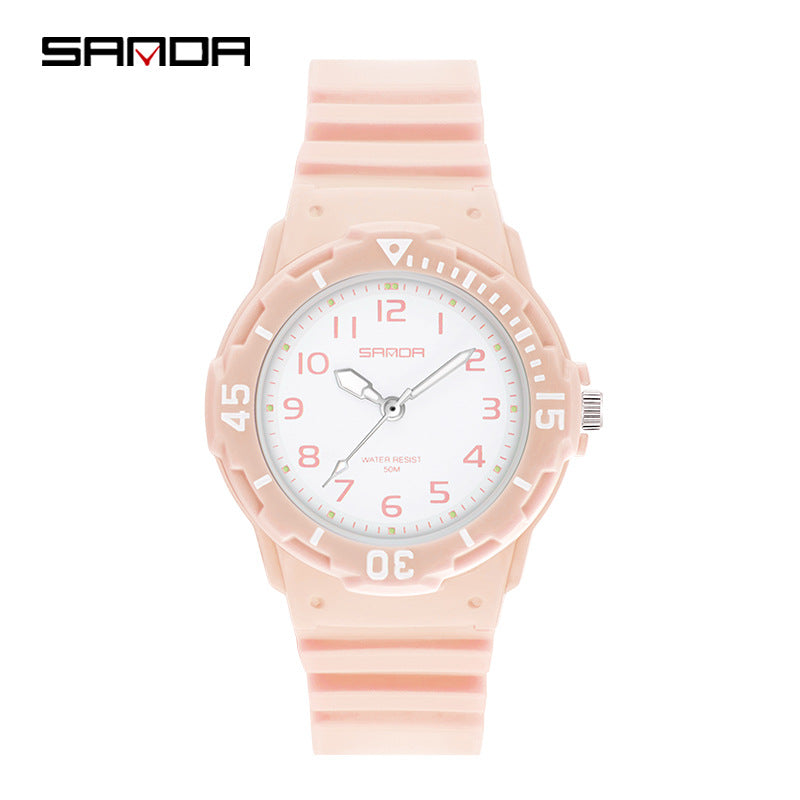 Sanda Women’s Luminous Quartz Watch – Waterproof Casual Analog Watch