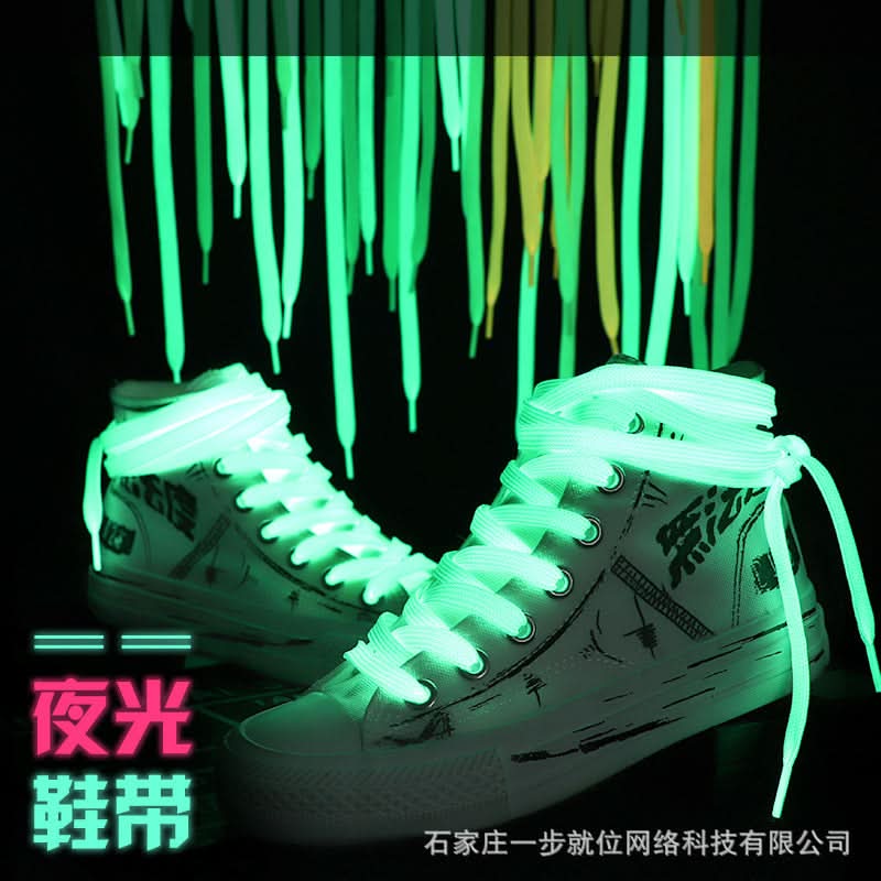 Luminous Shoe Laces for Sneakers, Casual & Sports Shoes