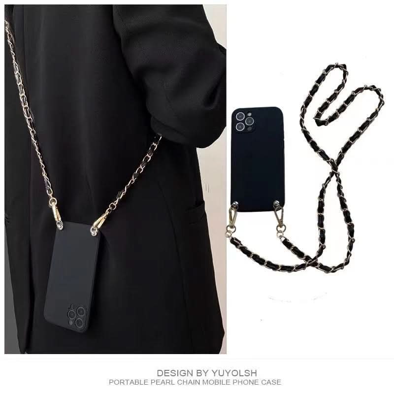 Crossbody Chain Silicone iPhone Case for iPhone