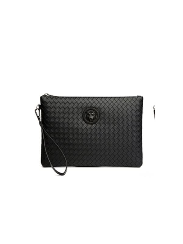 Men's PU Leather Business Clutch – Envelope Bag with Tiger Head Pattern