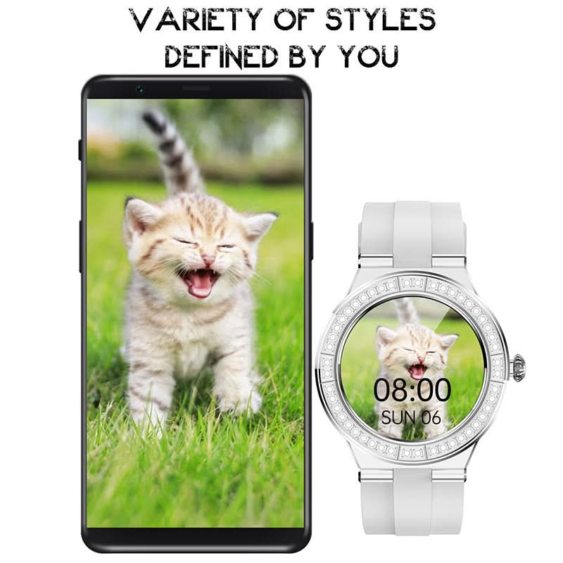 Women's Smart Health Watch – Blood Pressure, Heart Rate & Oxygen Monitor