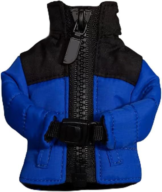 Mini Down Jacket Keychain – Cartoon Puffer Coat Bag Charm