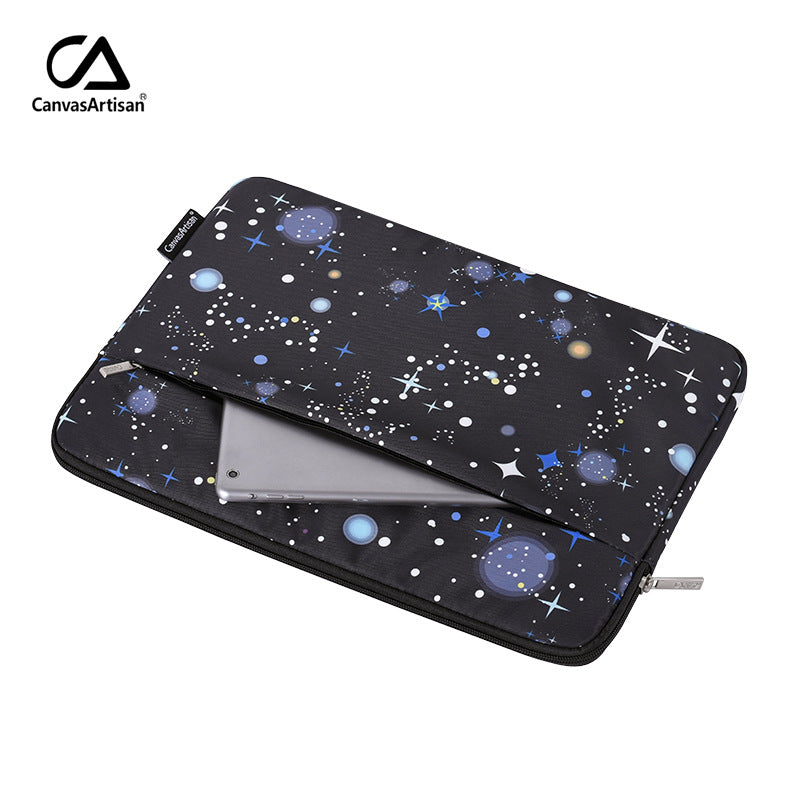 Starry Sky Galaxy Laptop Sleeve – 11" to 15.6" Polyester Case for MacBook & More