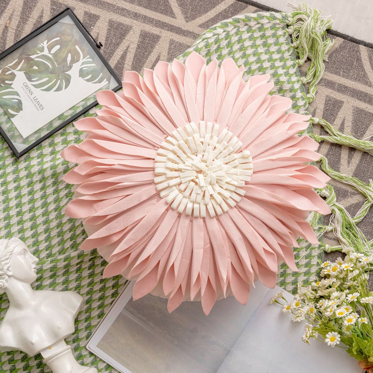 Sunflower Pillowcase - Small Daisy & Sunflower Design