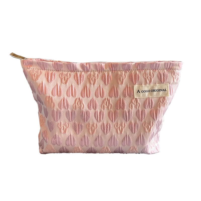 Canvas Travel Cosmetic Bag – Portable Makeup & Toiletry Organizer