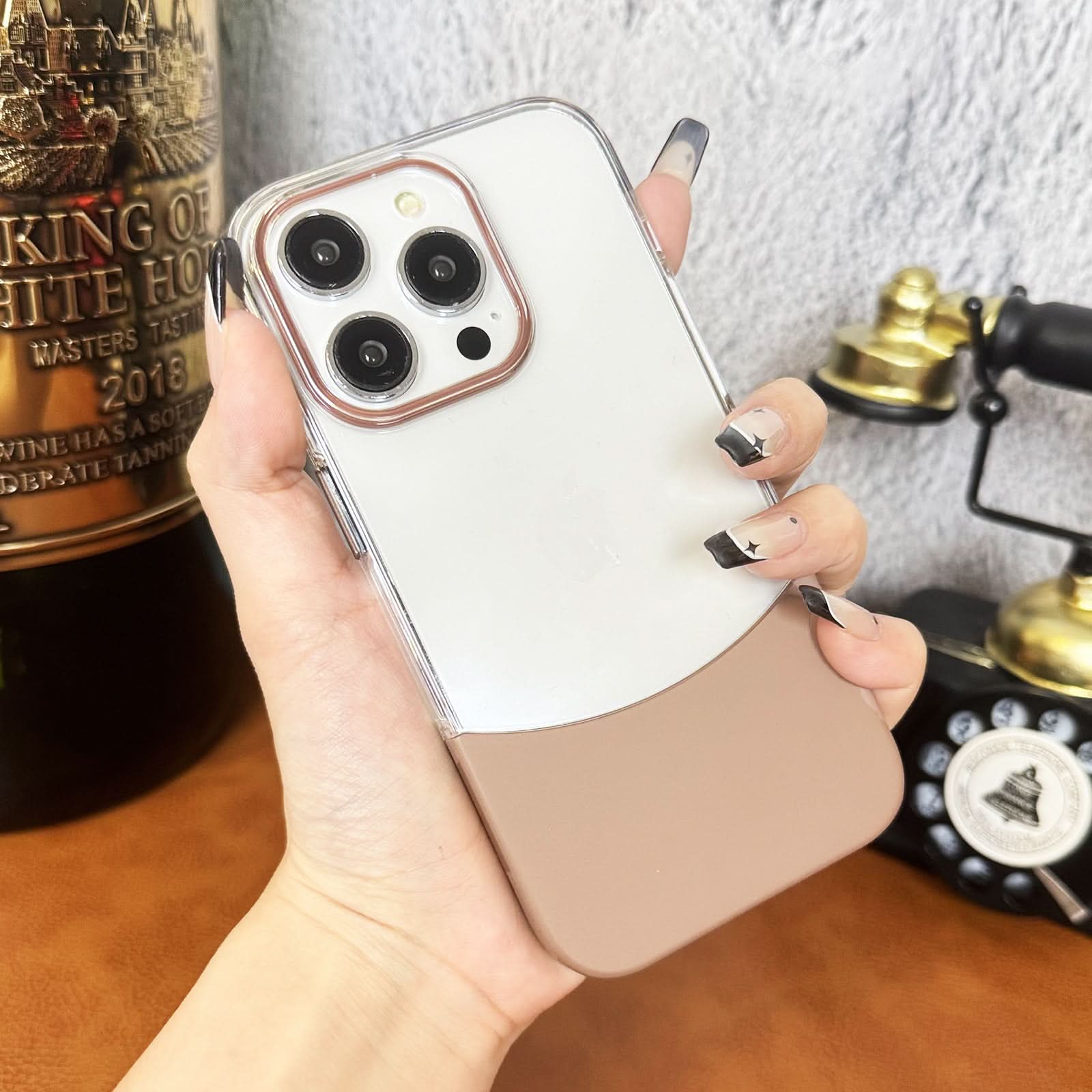 Transparent Shockproof PC iPhone Protective Case