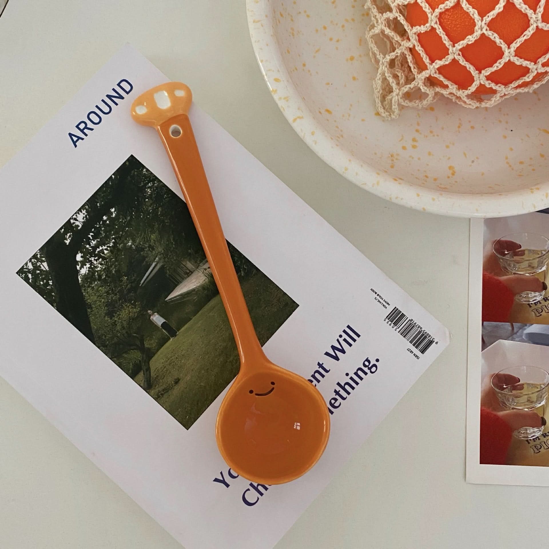 Cute Ceramic Bread Spoon for Soup