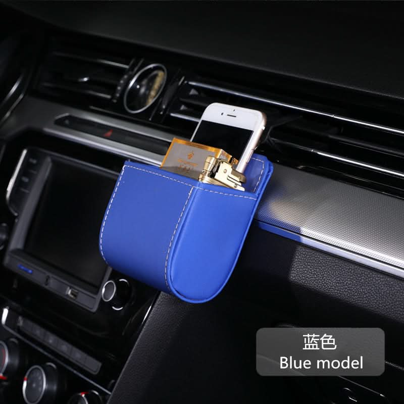 Leather Car Air Vent Storage Box (Set of 2)