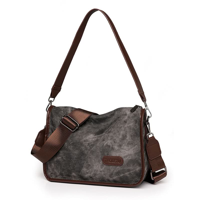 Women's Retro Contrast Color Dumpling Bag – Large-Capacity Shoulder bag