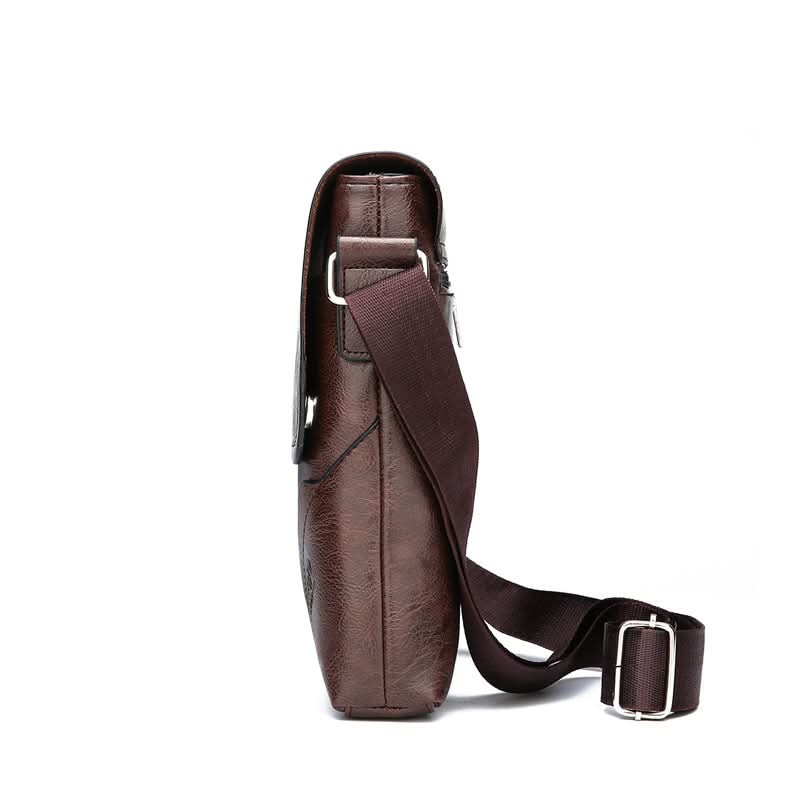 Men’s PU Leather Messenger Bag Set – Waterproof Handbag
