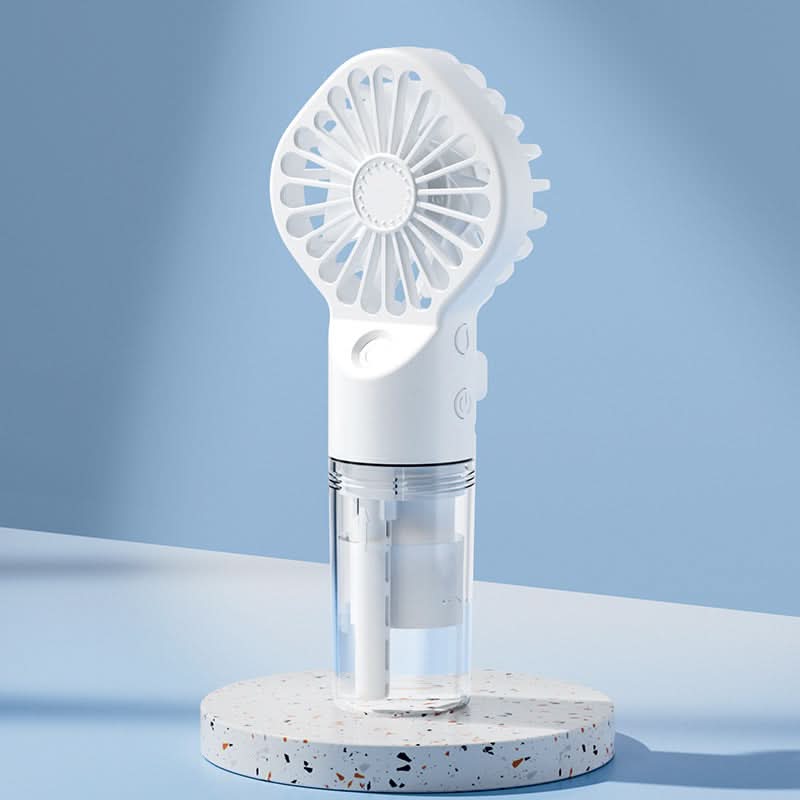 Mini USB Mist Fan – Portable Rechargeable Spray Cooling Fan