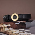 Women's Thin PU Leather Belt – Stylish Adjustable Waist Belt