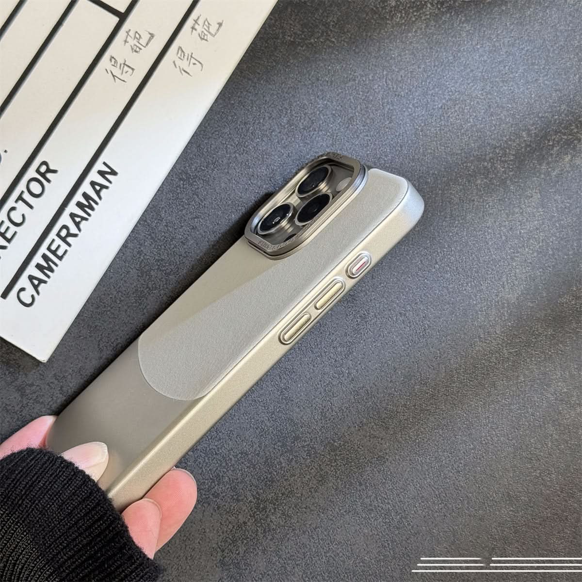 Color-Matching Flannel iPhone 16 Case - Anti-Drop Cover