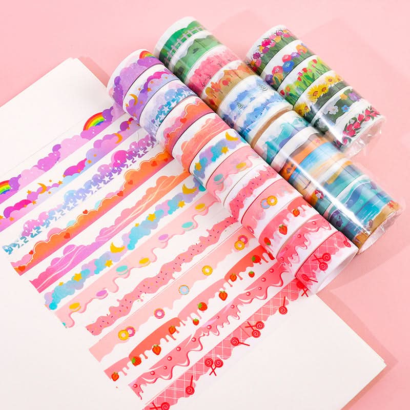 6 Rolls Dreamy Cloud Lace Tape Set