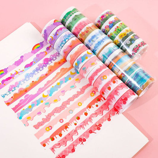 6 Rolls Dreamy Cloud Lace Tape Set