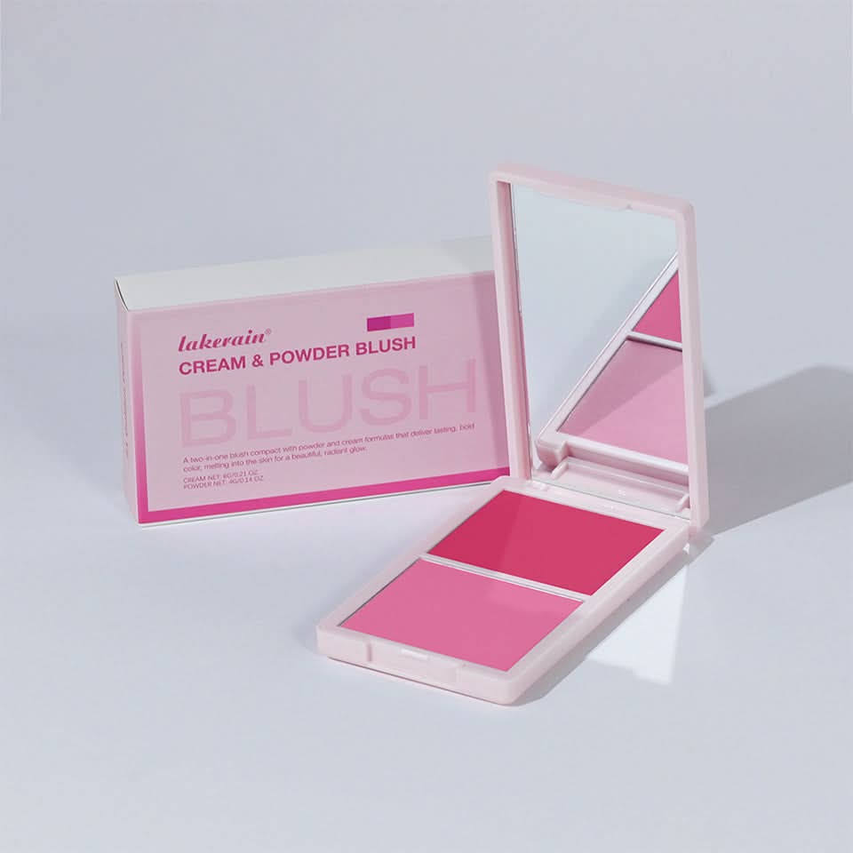 2-in-1 Blush Cream & Powder – Long-Lasting, Blendable, Matte & Dewy Finish
