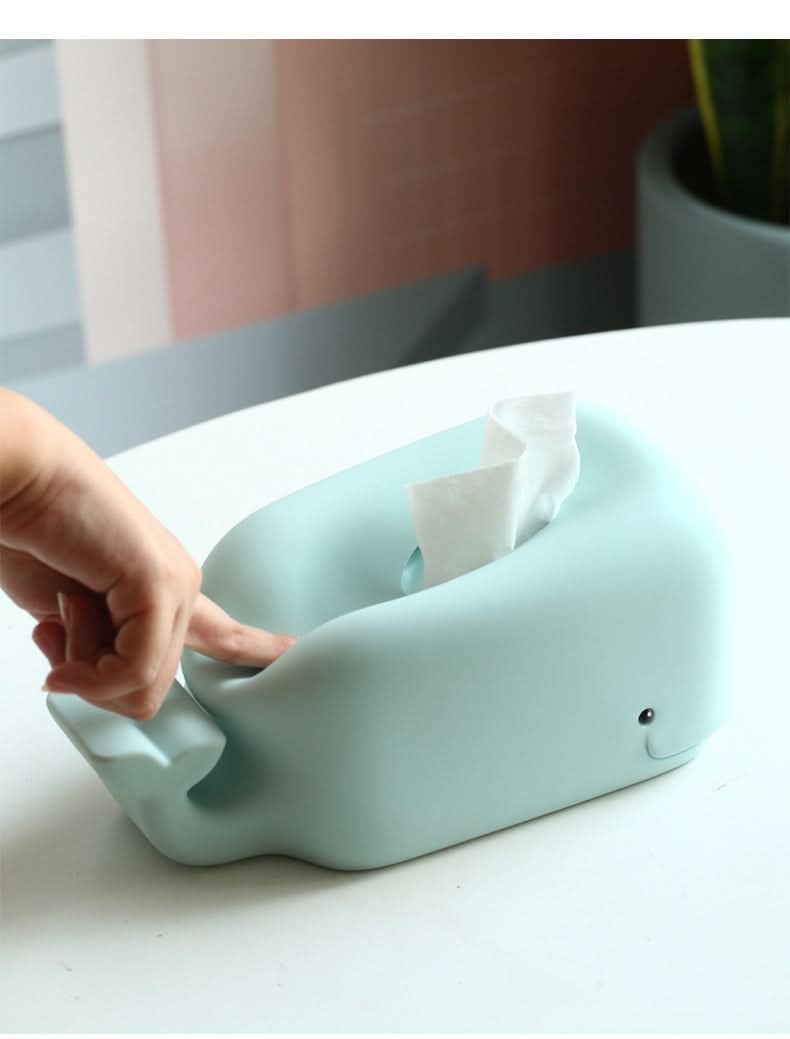 Creative Elephant Tissue Box & Mobile Phone Holder - Versatile Home Decor