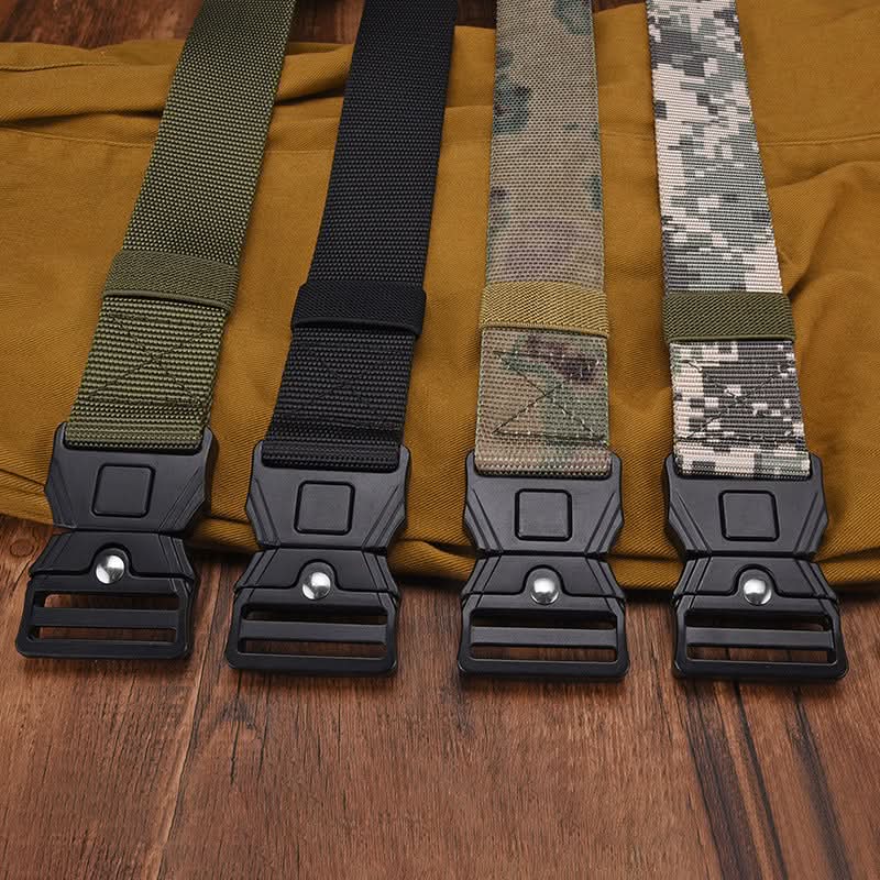 Men’s Tactical Nylon Belt – Durable Woven Design