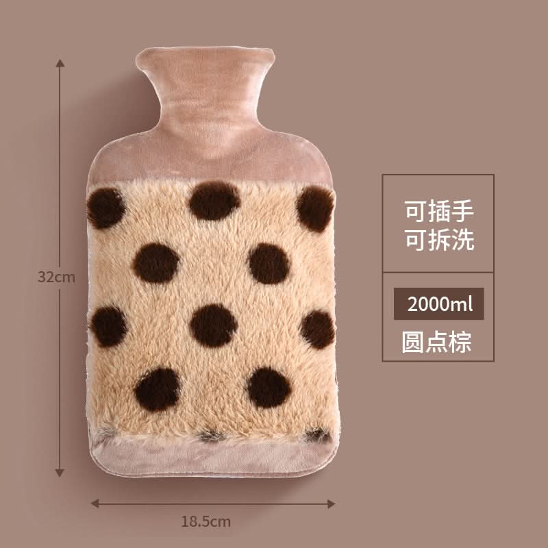 Hot Water Bag with Plush Cover