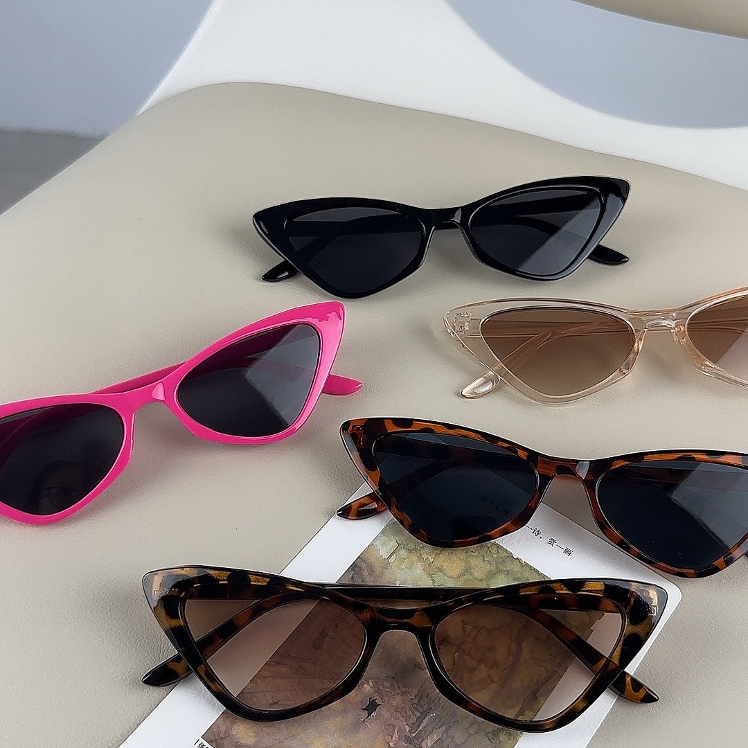 Retro Cat Eye Sunglasses for Women – UV400 Full Frame Fashion Shades