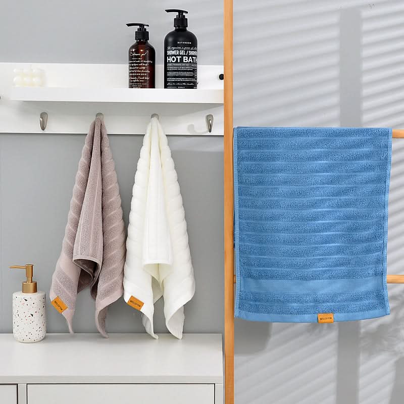 Pure Cotton Hand Bath Towel - 34x75cm, 32-Strand High-Quality