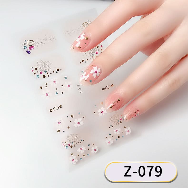 3D Star Diamond Nail Stickers Set
