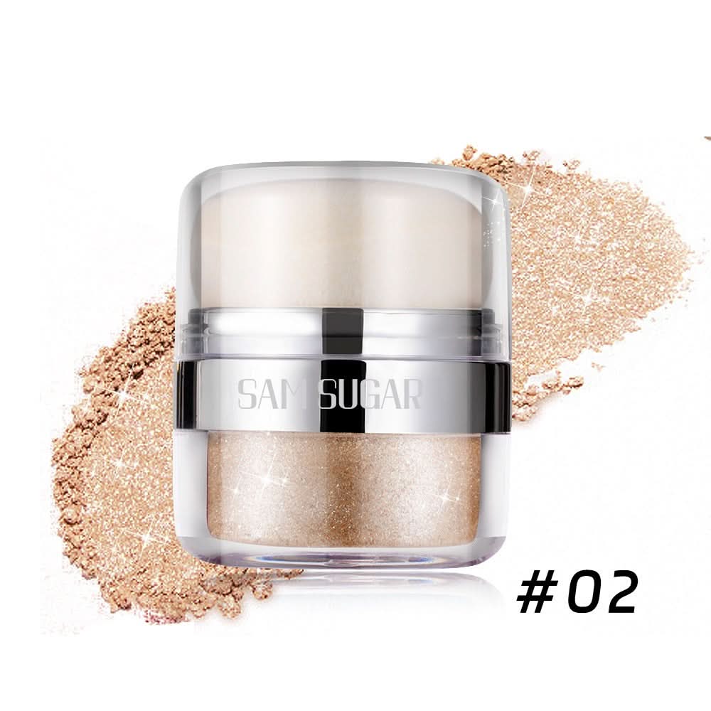 Air Cushion Highlighter – Glitter Glow, 3D Contouring, Face & Body Illuminator