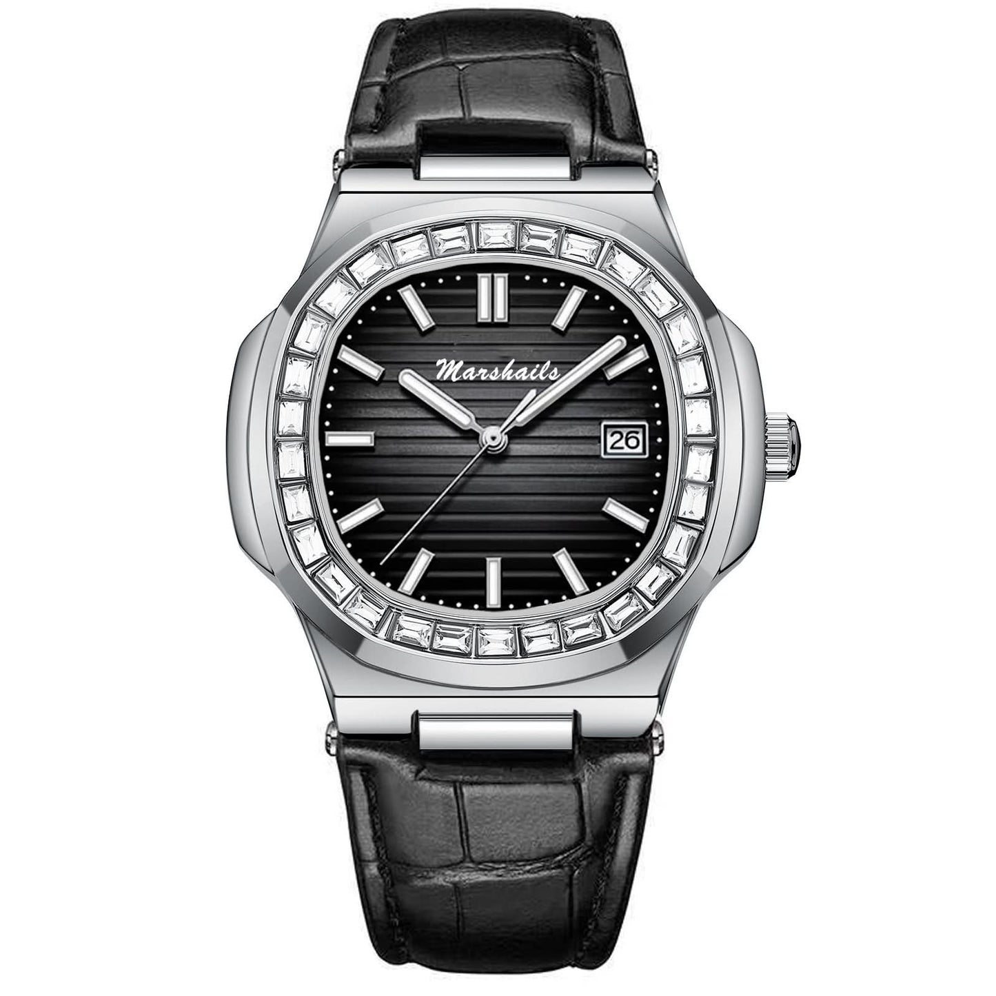 Nautilus Square Men's Watch – Waterproof, Luminous, Quartz