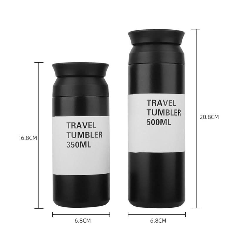 Stainless Steel Thermos Cup – Insulated Coffee Tumbler with Tea Strainer
