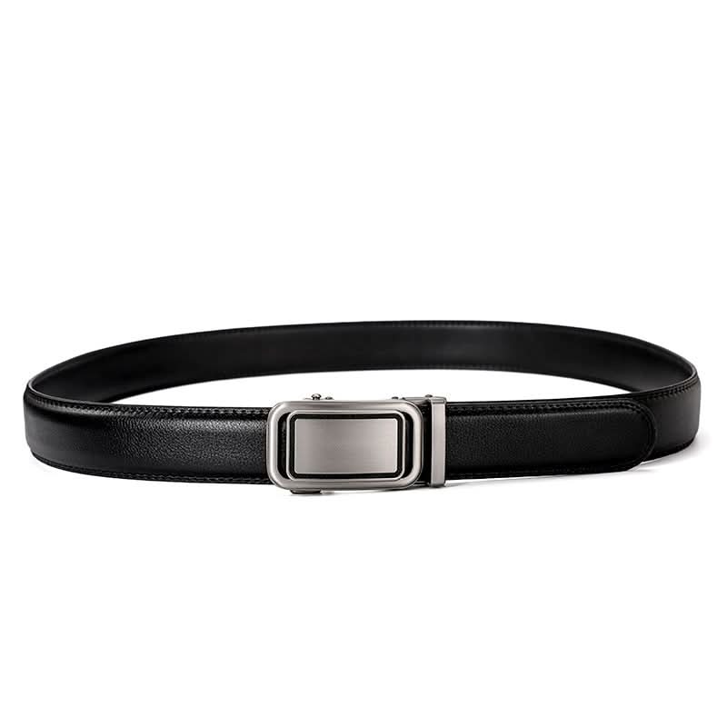 Men’s Leather Automatic Buckle Belt – Stylish Business & Casual Belt