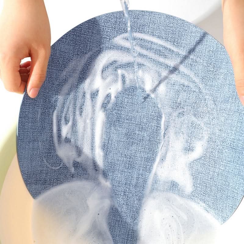 Double-Sided Leather Placemat Heat Insulation