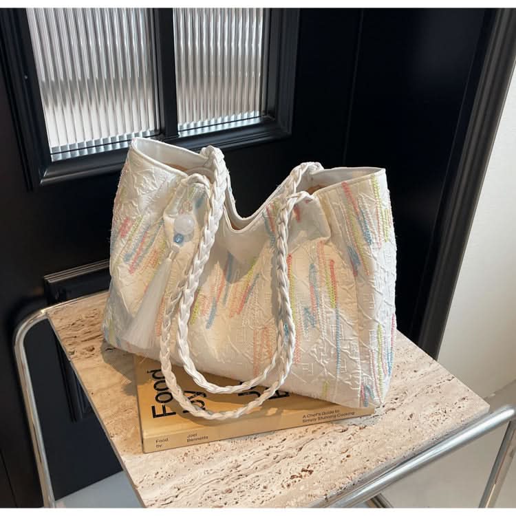 Casual Trend Large Capacity Tote Bag - Fashionable Shoulder Bag