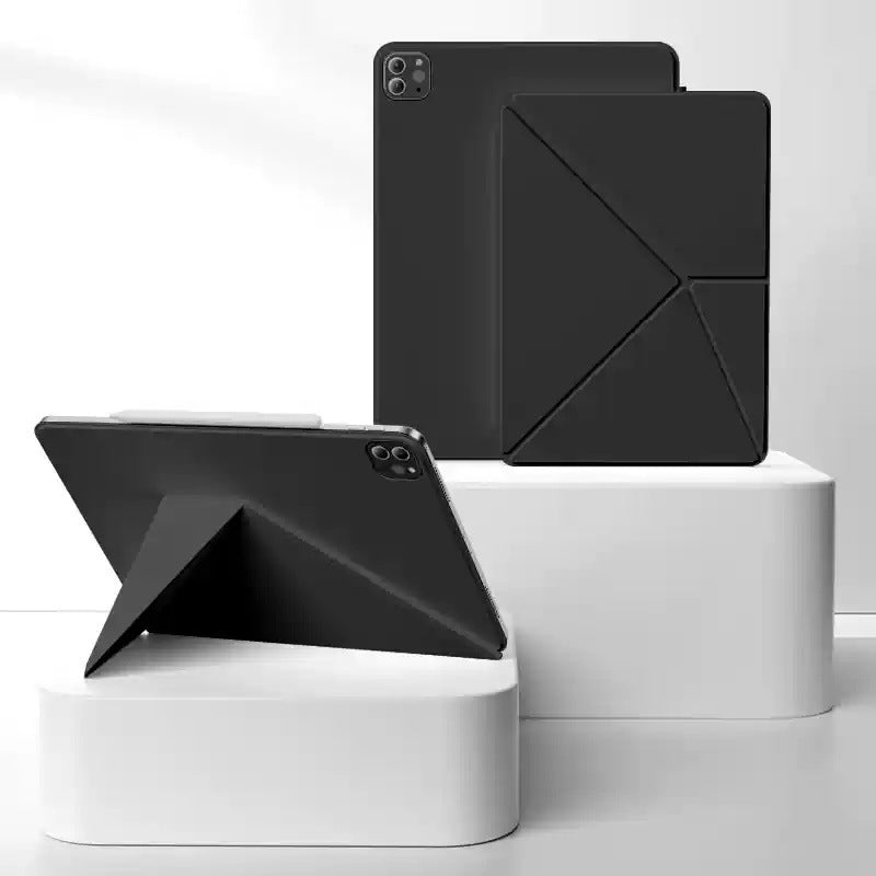 Magnetic iPad Case – K-Fold Stand Cover for iPad 10th Gen, Air, Mini, Pro (8.3"–13")