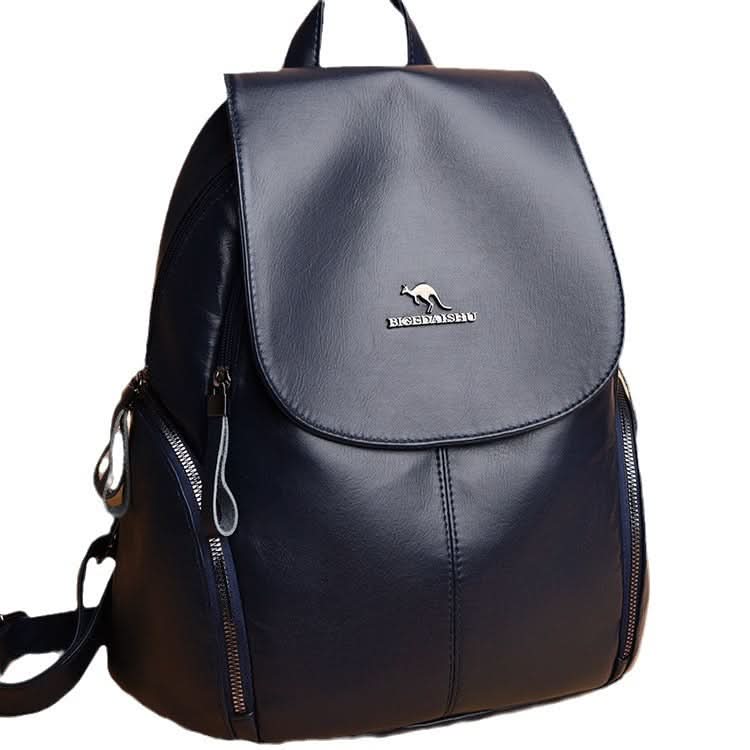 Women's Stylish Leather Backpack – Anti-Theft Travel Bag for Daily Use