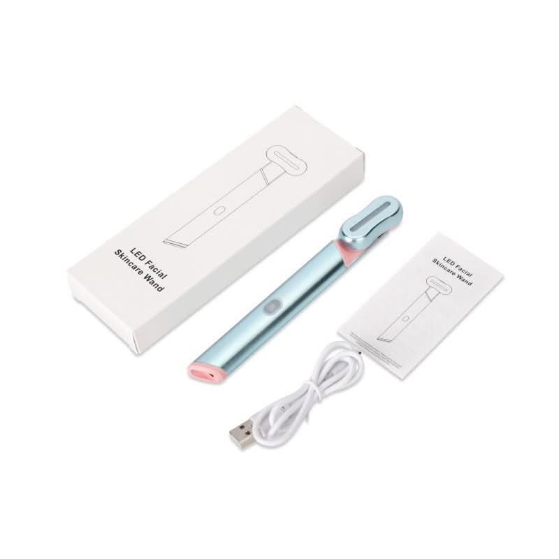 Rotatable EMS Heated Eye Beauty Wand - Electric Eye Cream Applicator