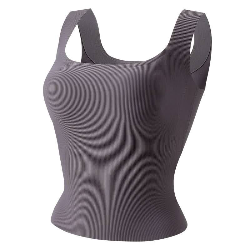 Seamless Ice Silk Vest with Chest Pads